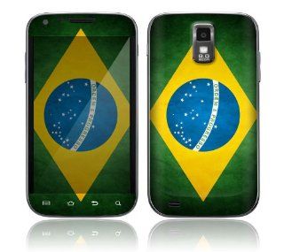 Samsung Galaxy S II T Mobile SGH T989 Decal Skin Sticker   Flag of Brazil 