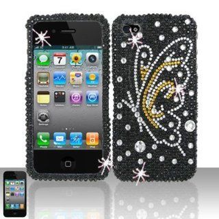 iPhone 3G 3GS Butterflies Design Full Diamond Cover Case 