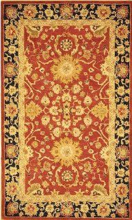 Safavieh Anatolia Collection AN517A Handmade Red and Navy Hand spun Wool Area Rug, 9 Feet 6 Inch by 13 Feet 6 Inch  