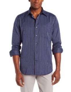 Alex Cannon Men's Color Ground Multi Textural Stripe at  Mens Clothing store