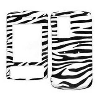 Hard Plastic Snap on Cover Fits LG KE970 Shine Zebra Skin AT&T Cell Phones & Accessories