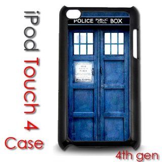IPod Touch 4 4th gen Touch Plastic Case   Dr Who Tardis Phone Booth Blue Call Box   Players & Accessories