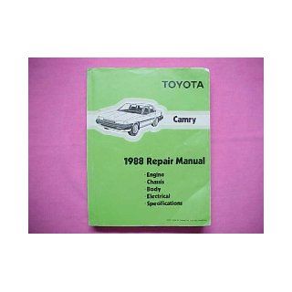 1988 Toyota Camry Repair Manual Toyota Books