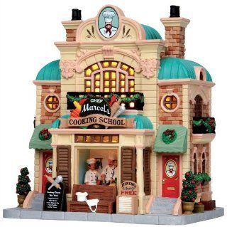 Lemax Caddington Village Marcel's Cooking School Lighted Building #15257   Holiday Collectible Buildings