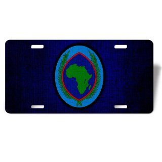 License Plate with U.S. Africa Command (AFRICOM) shoulder sleeve insignia  