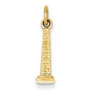 14k Washington Monument Charm, Best Quality Free Gift Box Satisfaction Guaranteed Jewelry