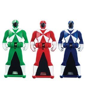 Power Rangers Super Megaforce   Lightspeed Rescue Legendary Ranger Key Pack, Red/Blue/Green Toys & Games