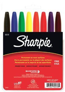 SHARPIE PERMANENT FINE POINT 8 SET  Permanent Markers 