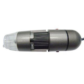 AUBIG 25X 600X 2.0MP 8LED USB Digital Handheld Microscope Endoscope Video Camera Magnifier Measure Software