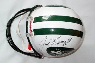 Joe Namath Autographed Signed NY Jets Helmet PSA & Video Proof Sports Collectibles