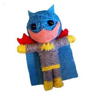 DC Comics Batman Batgirl String Doll Keychain Novelty Keychains Clothing