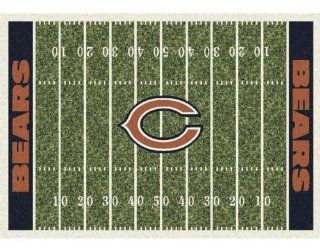 Milliken & Company Chicago Bears 7 Ft. 8 In. x 10 Ft. 9 In. Homefield Area Rug  Sports Fan Area Rugs  Furniture & Decor