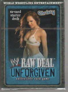 WWE Raw Deal Unforgiven Starter Deck Christy Toys & Games