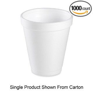 Insulated Styrofoam Cup, 6 oz, 1000/CT, White