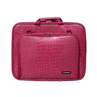 CaseCrown Memory Foam Pocket Case (Alligator Hot Pink) for 15 Inch Laptop Computers & Accessories