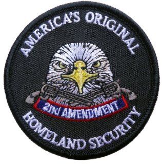 America's Original Homeland Security Eagle Guns Biker [3 Inches] Patch 