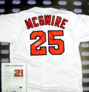 Mark McGwire autographed Baseball Jersey (St. Louis Cardinals) JSA at 's Sports Collectibles Store