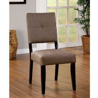 Amari Padded Fabric Dining Chairs   Set of 2 Kitchen & Dining