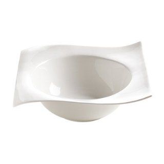 Maxwell and Williams Basics Motion Square Bowl, 9.5 Inch, White Kitchen & Dining