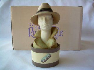 Just the Right Shoe / Style   Fedora Hat Bust Box  Collectible Figurines  