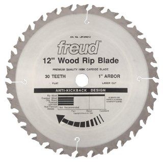 Freud LM72M012 12 Inch 30 Tooth FTG Ripping Saw Blade with 1 Inch Arbor   Miter Saw Blades  