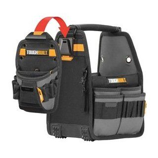 Tool Tote Caddy, 12x9x13 1/2 In, Blk/Ylw   Tool Bags  