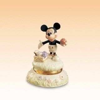Lenox A Picnic with Mickey Treasure Box   Collectible Figurines