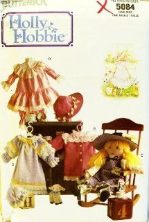 OOP Butterick Holly Hobbie Pattern 5084. Holly Hobbie Doll Clothes & Iron on Heat Transfer