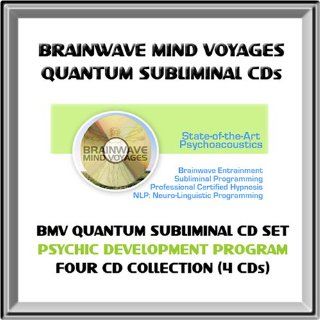 BMV Quantum Subliminal CD Set  4 SUBLIMINAL CDs   Advanced Psychic Ability / Psychic Development Program (ESP, Clairvoyance, Dreams, Astral Travel & Telepathy   Develop Supernatural Powers   Paranormal / Psychic CD Collection with Brainwave Entrainment