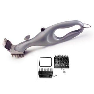 Grill Daddy Grill Cleaning Tool with Replacement Brush  Combination Grill Brushes And Scrapers  Patio, Lawn & Garden