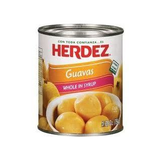 Herdez Whole Guavas in Syrup 28oz Can (Pack of 4)  Canned And Jarred Mangos  Grocery & Gourmet Food