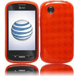 Orange TPU Case Cover for ZTE Merit 990G Avail Z990 Cell Phones & Accessories
