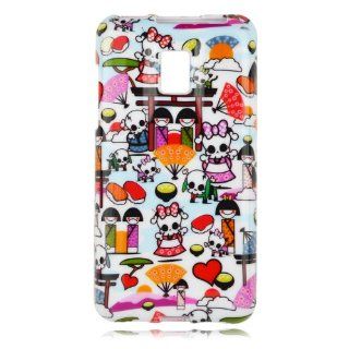 Talon Phone Case for LG Optimus 2X, P990, and G2X   Kawaii Baby Skull   T Mobile   1 Pack   Case   Retail Packaging   White, Blue, and Pink Cell Phones & Accessories