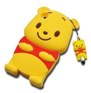 I Need Cartoon 3D Winnie The Pooh Soft Silicone Cover Case for iPhone 3G 3GS Cell Phones & Accessories