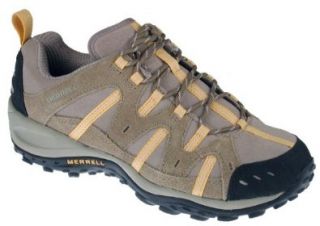 Merrell Womens Tidal Taupe Suede Outdoor 10 Hiking Shoes Shoes