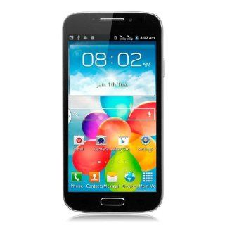 Unlocked Quadband Dual Sim Android 4.1 Os with 5 Inch Touch Screen Smart Phone   At&t, T mobile, H20, Simple Mobile and Other GSM Networks (Black) with Free case Cell Phones & Accessories