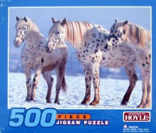 Horses in the Snow 500pc. Puzzle Toys & Games