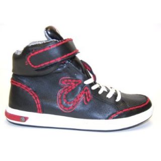 True Religion Mens 'Carson Perf' Sneaker Shoe, Black/Red, US 10.5 Fashion Sneakers Shoes