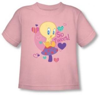 Looney Tunes   Tweety Pie So Tweet Toddler T Shirt T Shirt Novelty T Shirts Clothing