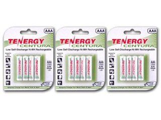 Tenergy Centura AAA Low Self Discharge LSD NiMH Rechargeable Batteries, 3 Cards 12xAAA Electronics