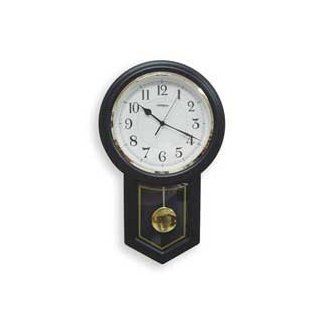 Dakota Designs 2CHZ5 Pendulum Clock, Analog, Blk