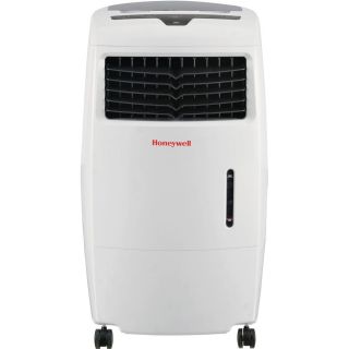 Honeywell CL25AE 52 Pt. Indoor Portable Evaporative Air Cooler with Remote Control   White   Portable Air Conditioners