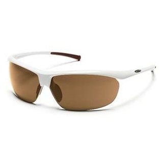 Suncloud Zephyr Sunglasses   White/Brown Automotive