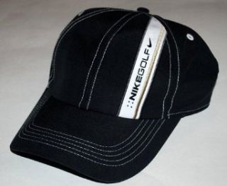 Nike Golf Mens Hat Cap Black White Dri Fit Adjustable One Size  Baseball Caps  Clothing