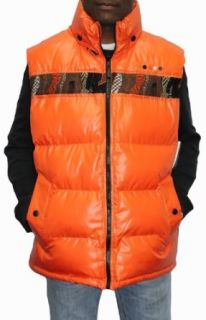 Coogi Vest Orange 2XL at  Mens Clothing store Down Outerwear Vests