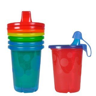 The First Years 4 Pack Take And Toss Spill Proof Cups, 10 Ounce, Colors May Vary  Sippy Cups  Baby