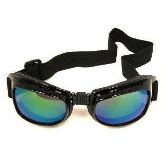 Motorcycle Scooter Mopeds Vespa Racing Goggles, Foldable & Tinted Lens Automotive