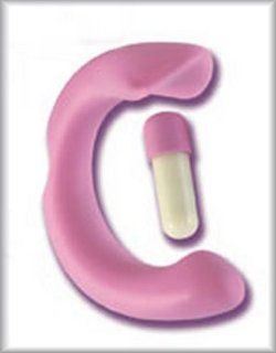 Purple G Rock Curved Ergonomically Contoured Silicone Vibrating Massager Health & Personal Care