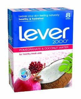 Lever 2000 Bar Soap, Pomegranate and Coconut Water Bar, 8 Count  Bath Soaps  Beauty