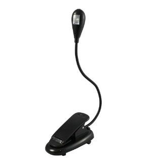 Sleek Gadgets   Black Flexible Clip On Led Reading Light for Kobo, Kobo Touch, Sony eBook Readers, Notepads & Books  Players & Accessories